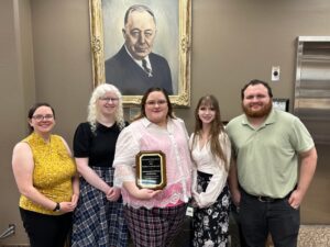 Left to Right: Vanessa Washburn, Lexie Hobby, Kris Ann Hudson, Rebekah Gryskiewicz, Nicolas de Freitas